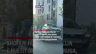 Shoferi humb kontrollin e mjetit dhe del nga rruga, ‘Ford’-i përfundon në trotuar...