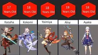 Genshin Comparison: Character Age (Part 2)