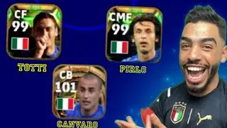 TOTTI + PIRLO + CANAVARO  🔥 Gameplay review eFootball 23 mobile