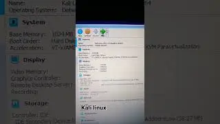 How to start kali linux on virtual box