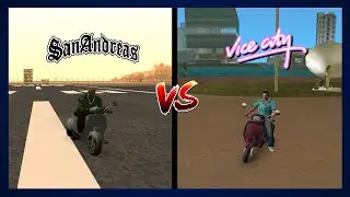 GTA SanAndreas Faggio VS GTA ViceCity Faggio | Who Is Best? | Dream Gangsters Gaming