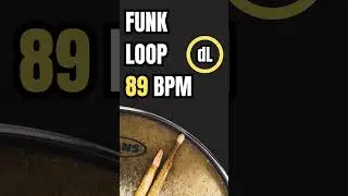 Funk Drum Groove Loop 89 BPM 