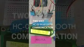 Two way Communication between two HC-05 Bluetooth