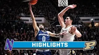 Northwestern at Purdue | Highlights | Big Ten Mens Basketball | Jan. 31, 2024