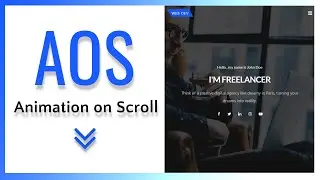 Animate On Scroll Webpage | AOS Library