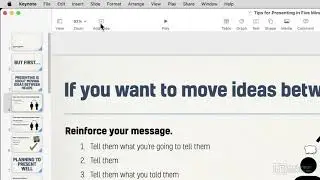 Keynote 101: Keynote In Depth - User Interface on macOS