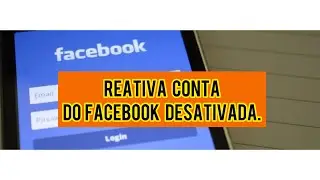 REATIVAR CONTA DO FACEBOOK DESATIVADA PELO CELULAR 2020