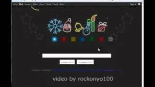 Google Christmas Doodle December 2011-Funny and Innovative