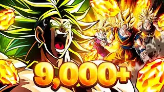 PART 2!!! 9,000+ STONES! WWDC LR BROLY + LR GOKU, GOHAN & TRUNKS SUMMONS! (DBZ: Dokkan Battle)