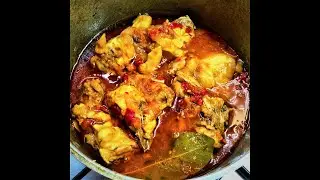 Тушеная Курица с Овощами в Казане.