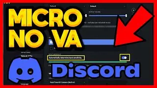 ✅PORQUE DISCORD NO DETECTA MI MICROFONO