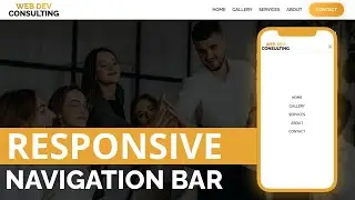 How to Create Responsive Navigation Bar using HTML and CSS