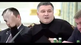Видео новое обливание Саакашвили Аваковым на заседании нац совета.