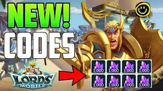 😊 LORDS MOBILE CODES 😍 NEW CODES OF LORDS MOBILE