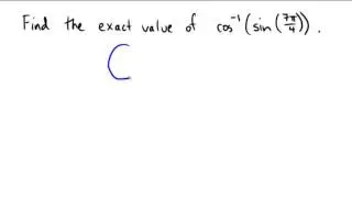 Finding inverse trigonomteric values of a trigonometric expression