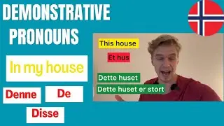 Learn the Norwegian demonstrative in real life situation🇳🇴⭐️