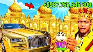 Franklin PIZZABOY OPEN NEW BILLIONAIRE CAR Showroom In GTA5 || SumitOP