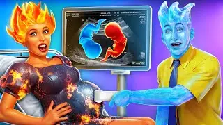 Ember is Pregnant! Elemental in real life! Funny Pregnancy Situations and Parenting Hacks