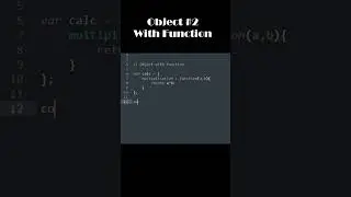 Basic Javascript - Object with function