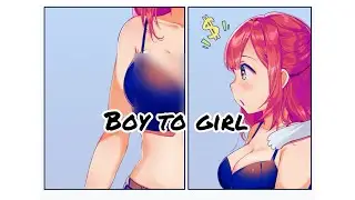 A gamer turned into a girl • TG TF • MTF • Gender Bender