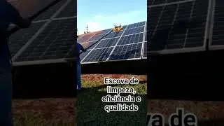 Escova Giratória Limpeza Solar