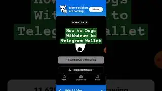 How to dogs withdraw on Telegram wallet