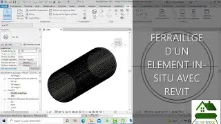 Tutoriels 29/Ferraillage /un élément  in situ avec revit BUSE (element in situ & عنصر في الموقع )