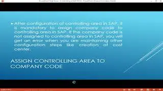 SAP FICO: Assign Company Code to Controlling Area