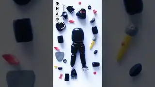 Фнаф - Лефти / Lefty / Fnaf 6 - Аниматроник из пластилина 