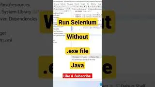 🔥Run Selenium Without set path 💯#selenium #webdriver #java #automation #patherror #fix #tricks #yt20