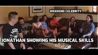 Jonathan Roumie loves to sing and feel good with his band mates- 8 years ago with Weekend Celebrity