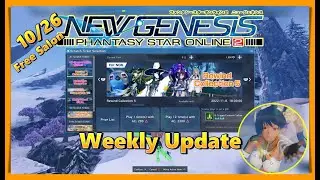 Phantasy Star Online 2 New Genesis Weekly Update 10/26 Free Salon use, Old Costumes back again