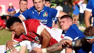 Tonga vs Italy HIGHLIGHTS | Test Match Rugby 2024