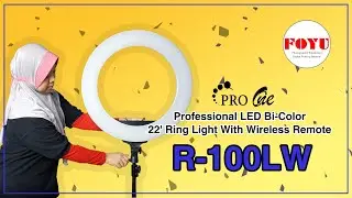 Professional LED Bi-Color 22 Inch Ring Light Pro One R-100LW