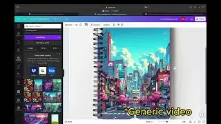 Canva A5 Notepad Drag and Drop Template Generic Listing Video