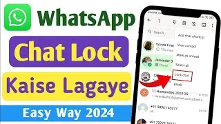 WhatsApp par fingerprint lock kaise lagaye 2024 || how to set finger lock on WhatsApp || New track