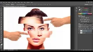 Face Slide effect in Photoshop CS6 | Photoshop Tutorial