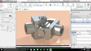 AutoCAD 3D Modeling - Shaft Coupling Universal Coupling - Mechanical Part - AutoCAD 2018