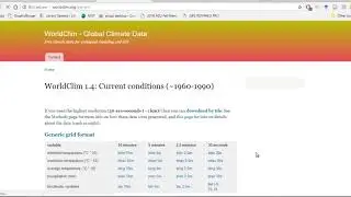 How to Download climate data and their projections in future scenarios