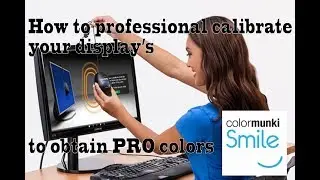 How to professional color calibrate your display. monitor; obtain accurate colors: Colormunki Smyle