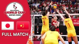 Japan 🆚 China - Full Match | Women’s Volleyball World Cup 2019