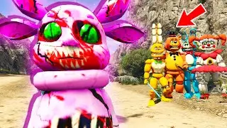 ЛУНТИК .EXE напал на АНИМАТРОНИКОВ ФНАФ ПРиключения АНиматроников в гта 5 моды! GTA 5 FNAF #2241