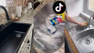 ASMR Sink Cleaning Satisfying Tiktok Compilation - Part 9