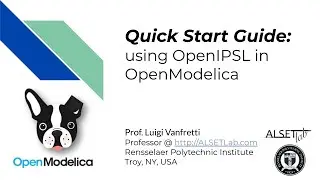 Quick Start Guide: using OpenIPSL in OpenModelica