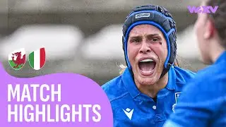 Italy clinch thriller in Cape Town! 🤯| Wales v Italy | Highlights | WXV 2