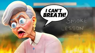 I BLEW UP My TEACHER With Homemade Smoke Bombs in VR! - School Sim VR