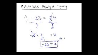 Multiplication property of equality examples