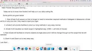 5 Unique features of xCode 9.