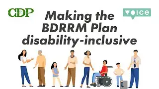 Making the Barangay DRRM Plan disability inclusive