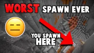 Minecrafts NEW Worst Spawn Ever? (Cave Spawn Seed 1.18)